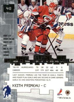 1999-00 Be a Player Millennium Signature Series - All-Star Fantasy Gold #48 Keith Primeau Back
