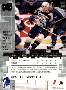 1999-00 Be a Player Millennium Signature Series - All-Star Fantasy Gold #136 David Legwand Back