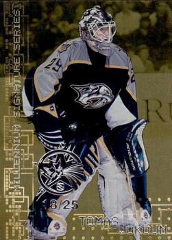 1999-00 Be a Player Millennium Signature Series - All-Star Fantasy Gold #139 Tomas Vokoun Front