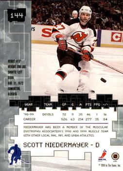 1999-00 Be a Player Millennium Signature Series - All-Star Fantasy Gold #144 Scott Niedermayer Back