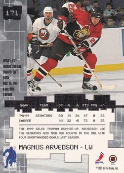1999-00 Be a Player Millennium Signature Series - All-Star Fantasy Gold #171 Magnus Arvedson Back