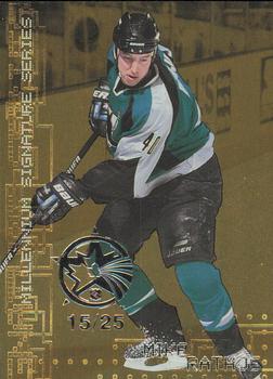 1999-00 Be a Player Millennium Signature Series - All-Star Fantasy Gold #209 Mike Rathje Front