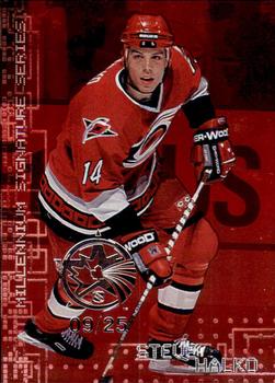 1999-00 Be a Player Millennium Signature Series - All-Star Fantasy Ruby #47 Steve Halko Front
