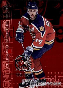 1999-00 Be a Player Millennium Signature Series - All-Star Fantasy Ruby #107 Rob Niedermayer Front