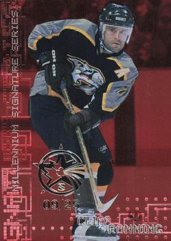1999-00 Be a Player Millennium Signature Series - All-Star Fantasy Ruby #137 Cliff Ronning Front