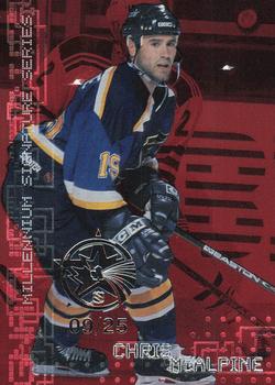 1999-00 Be a Player Millennium Signature Series - All-Star Fantasy Ruby #207 Chris McAlpine Front