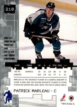 1999-00 Be a Player Millennium Signature Series - All-Star Fantasy Ruby #210 Patrick Marleau Back