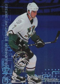 1999-00 Be a Player Millennium Signature Series - All-Star Fantasy Sapphire #7 Pavel Trnka Front