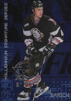 1999-00 Be a Player Millennium Signature Series - All-Star Fantasy Sapphire #37 Cory Sarich Front