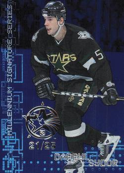 1999-00 Be a Player Millennium Signature Series - All-Star Fantasy Sapphire #85 Darryl Sydor Front