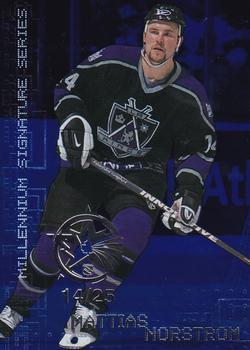 1999-00 Be a Player Millennium Signature Series - All-Star Fantasy Sapphire #127 Mattias Norstrom Front