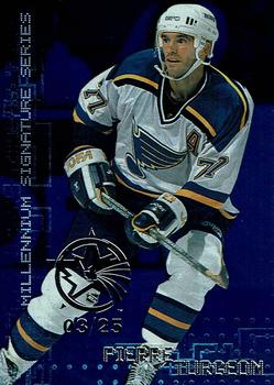 1999-00 Be a Player Millennium Signature Series - All-Star Fantasy Sapphire #205 Pierre Turgeon Front