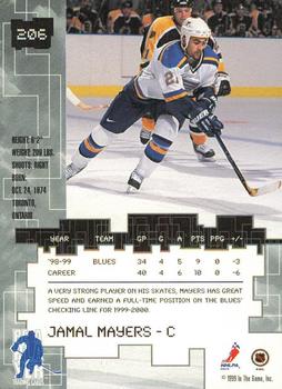 1999-00 Be a Player Millennium Signature Series - All-Star Fantasy Sapphire #206 Jamal Mayers Back