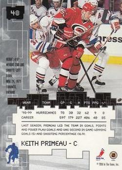 1999-00 Be a Player Millennium Signature Series - All-Star Fantasy Silver #48 Keith Primeau Back
