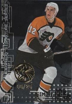 1999-00 Be a Player Millennium Signature Series - All-Star Fantasy Silver #183 Simon Gagne Front