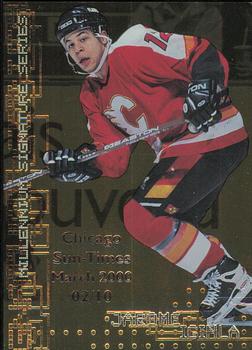 1999-00 Be a Player Millennium Signature Series - Chicago Sun-Times Gold #39 Jarome Iginla Front