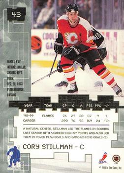 1999-00 Be a Player Millennium Signature Series - Chicago Sun-Times Gold #43 Cory Stillman Back