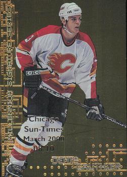 1999-00 Be a Player Millennium Signature Series - Chicago Sun-Times Gold #44 Denis Gauthier Front