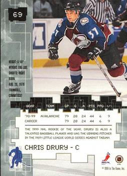 1999-00 Be a Player Millennium Signature Series - Chicago Sun-Times Gold #69 Chris Drury Back