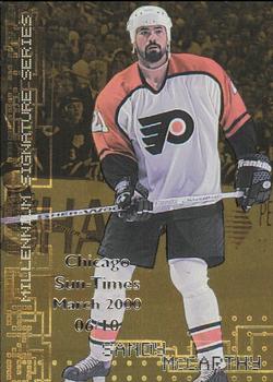 1999-00 Be a Player Millennium Signature Series - Chicago Sun-Times Gold #184 Sandy McCarthy Front