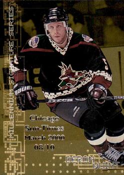 1999-00 Be a Player Millennium Signature Series - Chicago Sun-Times Gold #192 Deron Quint Front