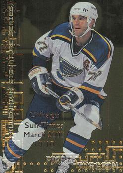1999-00 Be a Player Millennium Signature Series - Chicago Sun-Times Gold #205 Pierre Turgeon Front