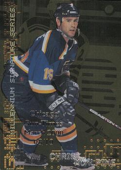 1999-00 Be a Player Millennium Signature Series - Chicago Sun-Times Gold #207 Chris McAlpine Front