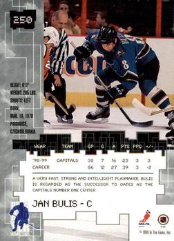 1999-00 Be a Player Millennium Signature Series - Chicago Sun-Times Gold #250 Jan Bulis Back