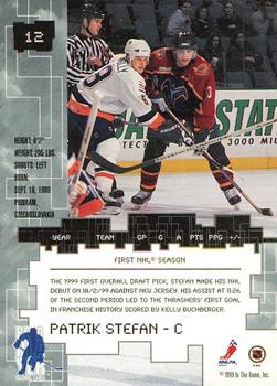 1999-00 Be a Player Millennium Signature Series - Chicago Sun-Times Ruby #12 Patrik Stefan Back