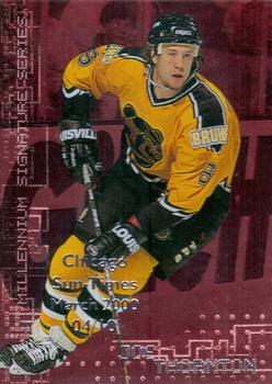 1999-00 Be a Player Millennium Signature Series - Chicago Sun-Times Ruby #24 Joe Thornton Front