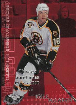 1999-00 Be a Player Millennium Signature Series - Chicago Sun-Times Ruby #25 Kyle McLaren Front