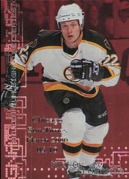 1999-00 Be a Player Millennium Signature Series - Chicago Sun-Times Ruby #27 Mikko Eloranta Front
