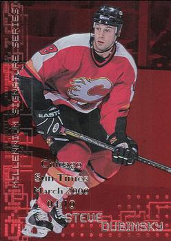 1999-00 Be a Player Millennium Signature Series - Chicago Sun-Times Ruby #45 Steve Dubinsky Front