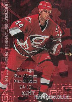 1999-00 Be a Player Millennium Signature Series - Chicago Sun-Times Ruby #52 Kent Manderville Front