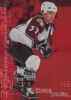 1999-00 Be a Player Millennium Signature Series - Chicago Sun-Times Ruby #69 Chris Drury Front