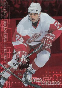 1999-00 Be a Player Millennium Signature Series - Chicago Sun-Times Ruby #91 Chris Chelios Front
