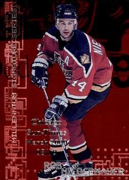 1999-00 Be a Player Millennium Signature Series - Chicago Sun-Times Ruby #107 Rob Niedermayer Front