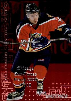 1999-00 Be a Player Millennium Signature Series - Chicago Sun-Times Ruby #112 Ray Whitney Front