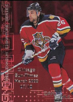1999-00 Be a Player Millennium Signature Series - Chicago Sun-Times Ruby #114 Dan Boyle Front