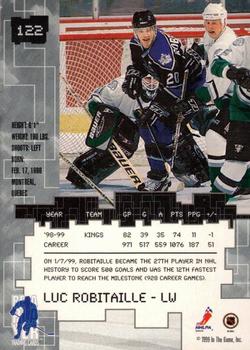 1999-00 Be a Player Millennium Signature Series - Chicago Sun-Times Ruby #122 Luc Robitaille Back