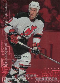 1999-00 Be a Player Millennium Signature Series - Chicago Sun-Times Ruby #149 Brendan Morrison Front
