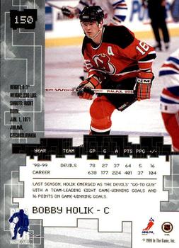 1999-00 Be a Player Millennium Signature Series - Chicago Sun-Times Ruby #150 Bobby Holik Back