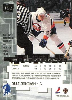 1999-00 Be a Player Millennium Signature Series - Chicago Sun-Times Ruby #152 Olli Jokinen Back