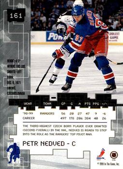 1999-00 Be a Player Millennium Signature Series - Chicago Sun-Times Ruby #161 Petr Nedved Back