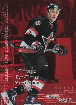 1999-00 Be a Player Millennium Signature Series - Chicago Sun-Times Ruby #174 Sami Salo Front