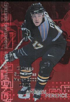 1999-00 Be a Player Millennium Signature Series - Chicago Sun-Times Ruby #196 Andrew Ference Front