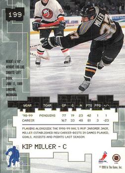 1999-00 Be a Player Millennium Signature Series - Chicago Sun-Times Ruby #199 Kip Miller Back