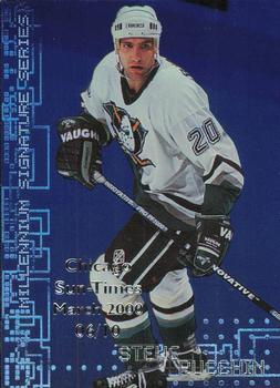 1999-00 Be a Player Millennium Signature Series - Chicago Sun-Times Sapphire #10 Steve Rucchin Front