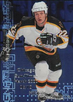 1999-00 Be a Player Millennium Signature Series - Chicago Sun-Times Sapphire #27 Mikko Eloranta Front