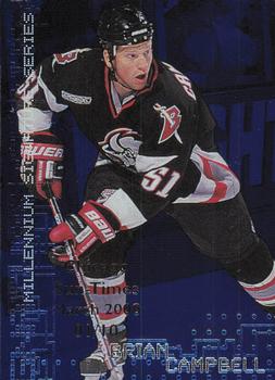 1999-00 Be a Player Millennium Signature Series - Chicago Sun-Times Sapphire #32 Brian Campbell Front